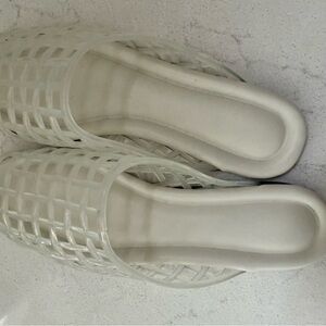 Clear Jelly Mesh Mules